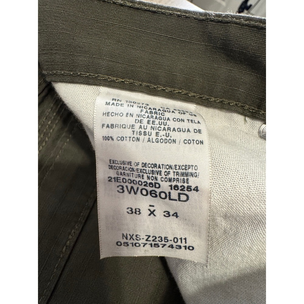 Wrangler Riggs Workwear Mens Ranger Cargo Pants Olive Ripstop 38x34 NEW NWT - Picture 9 of 13